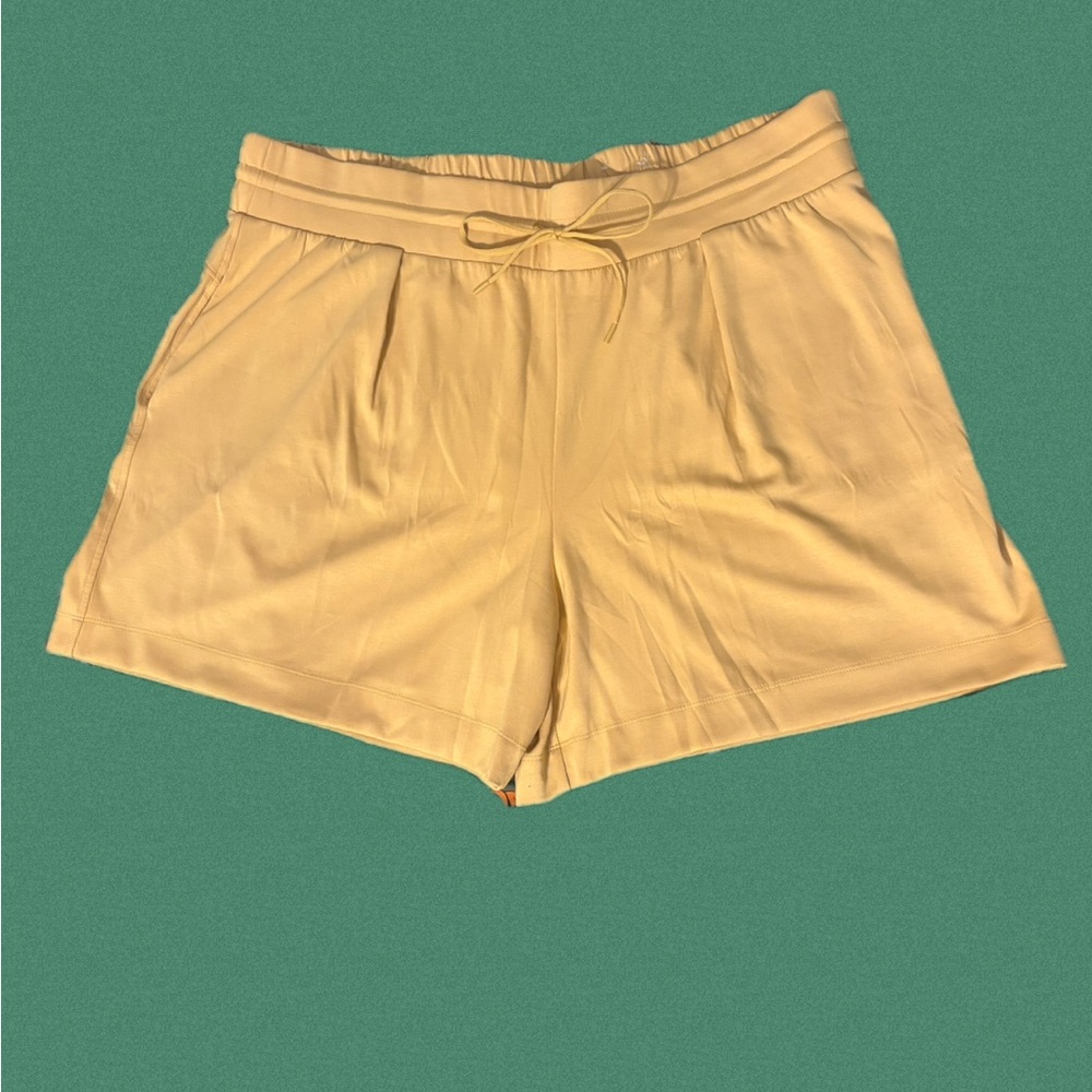 STYLUS High Waist Yellow Women's Shorts